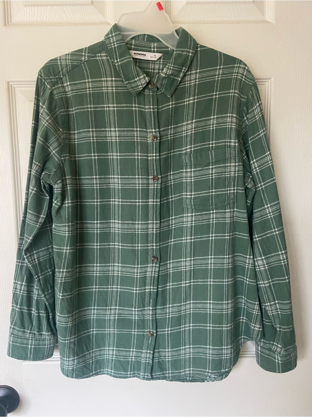 Sonoma women’s flannel - petite large